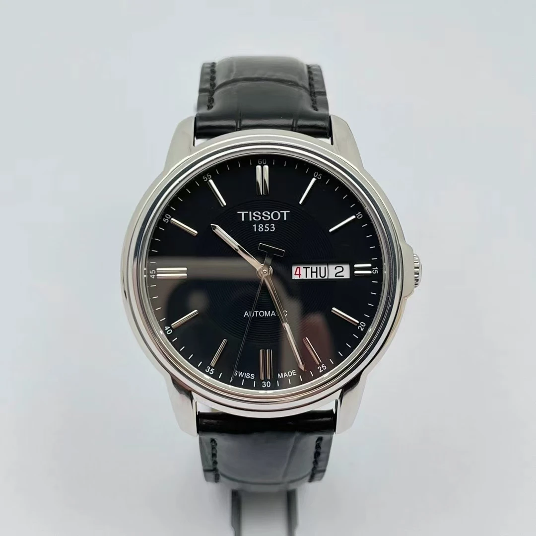 95新 Tissot/天梭 天梭经典39mm单表双历男士机械表