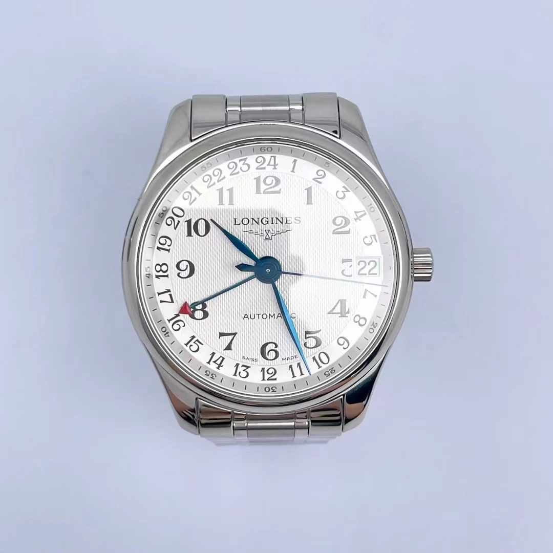 95新 Longines/浪琴 浪琴名匠双时区42mm单表l2.718男士