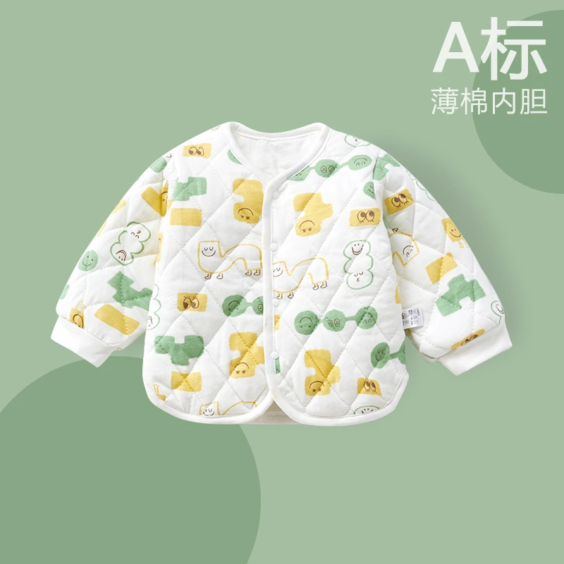 婴儿棉衣秋冬加厚棉衣男童保暖衣服女童上衣超萌内胆宝宝外套冬装