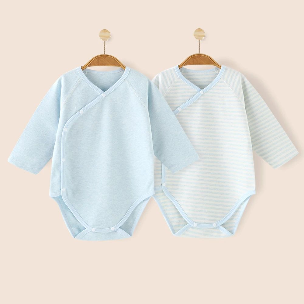 初生婴儿包屁衣舒绒棉春秋冬季新生儿哈衣长袖无骨宝宝三角爬爬服