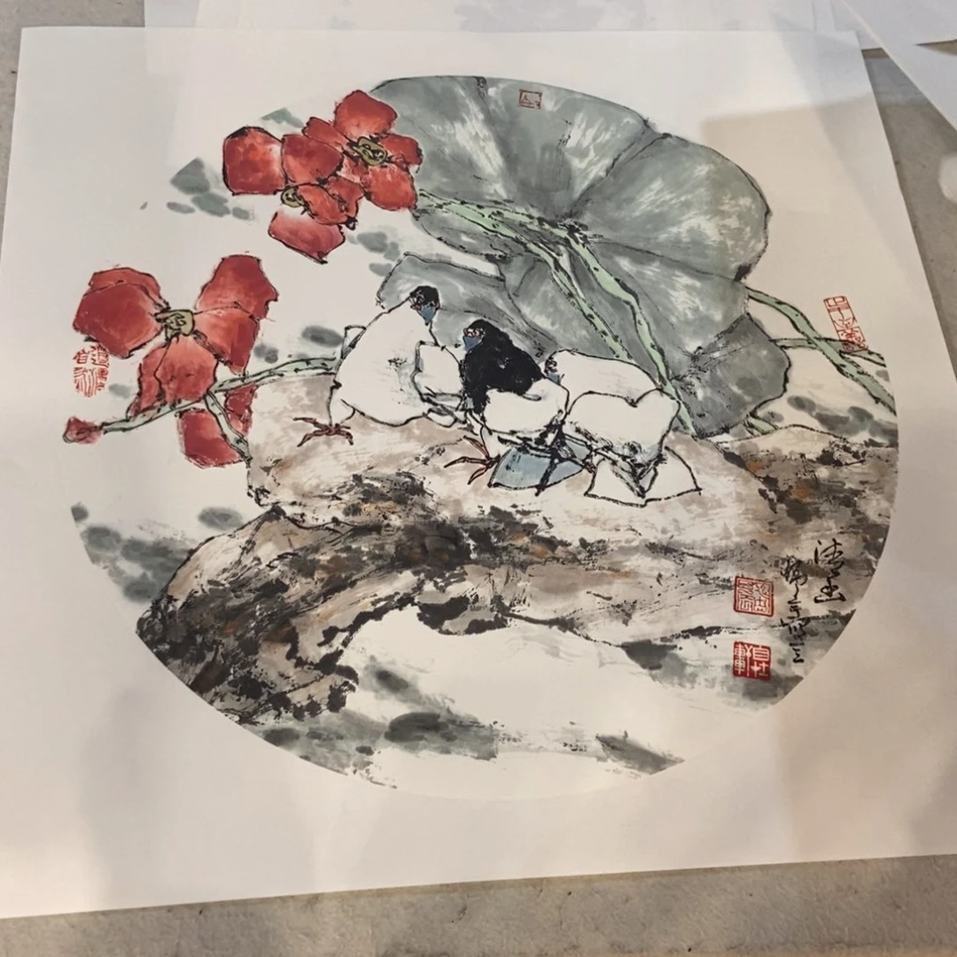 【闪购商品】绘画作***好墨鱼精品墨鱼厘米
