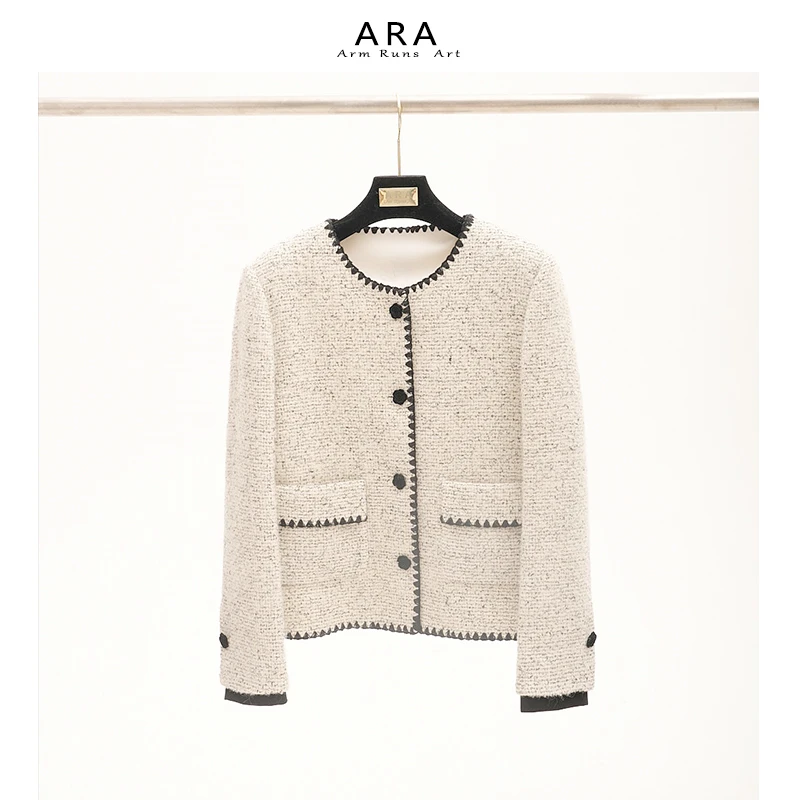 【迷雾清晨】秋季外套小香风外套女轻奢重工羊毛百搭秋气质