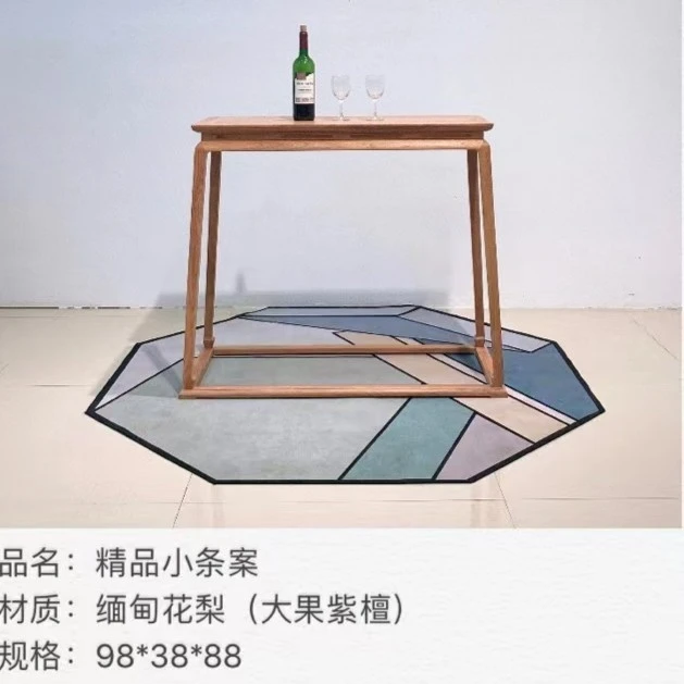 恒达素朴居缅甸花梨（大果紫檀）精品明式条案98