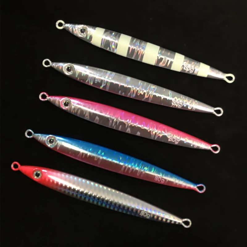 创洋远投细长闪光铁板假饵钓鱼路亚铁板渔具海钓钩垂钓船钓