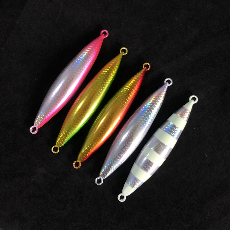 渔具铁板路亚饵假饵鱼饵海钓带鱼鱼钩180克10.8cm垂钓拖钓船钓饵