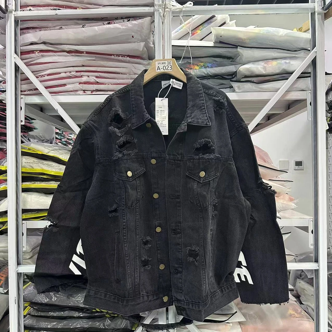 VIBRATE设计款牛仔外套-男女同款