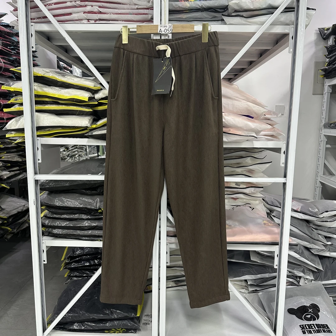 【8213针织抖抖长裤】-男女同款