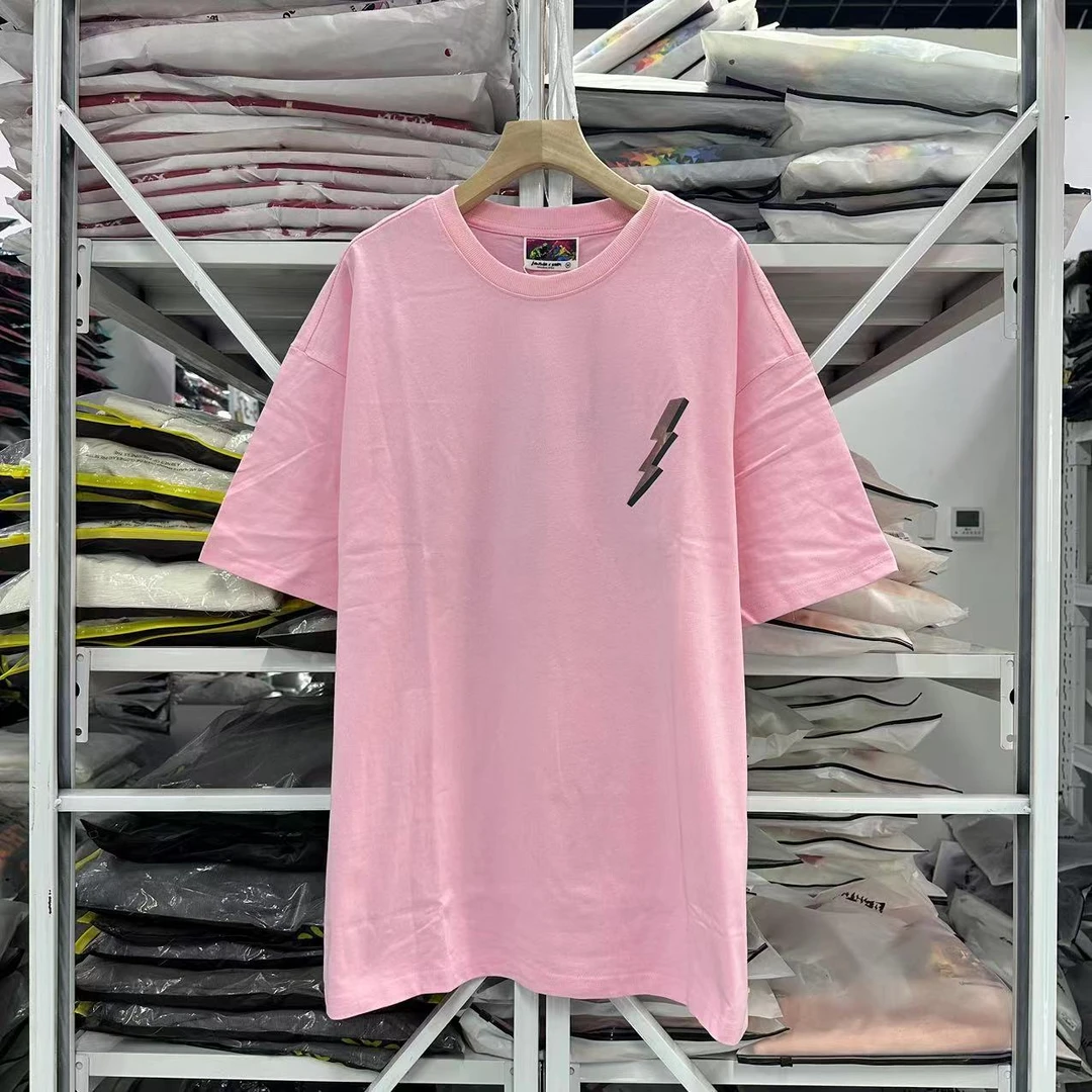 Lightning x Stormx 闪电风暴 镭射印花T恤 男女同款美式潮牌宽松