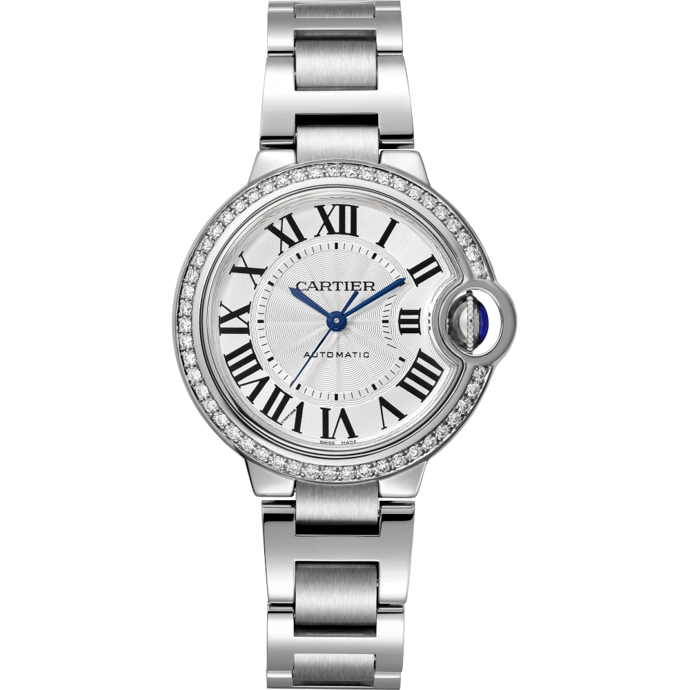 99新 Cartier/卡地亚 蓝气球W4BB0024原钻36mm/公价99500