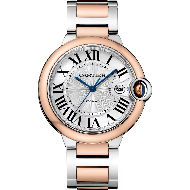 99新 Cartier/卡地亚 蓝气球W2BB0034/间金机械42mm/