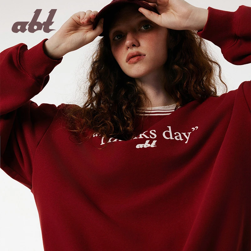 ABT 复古撞色领子卫衣 abt2023105