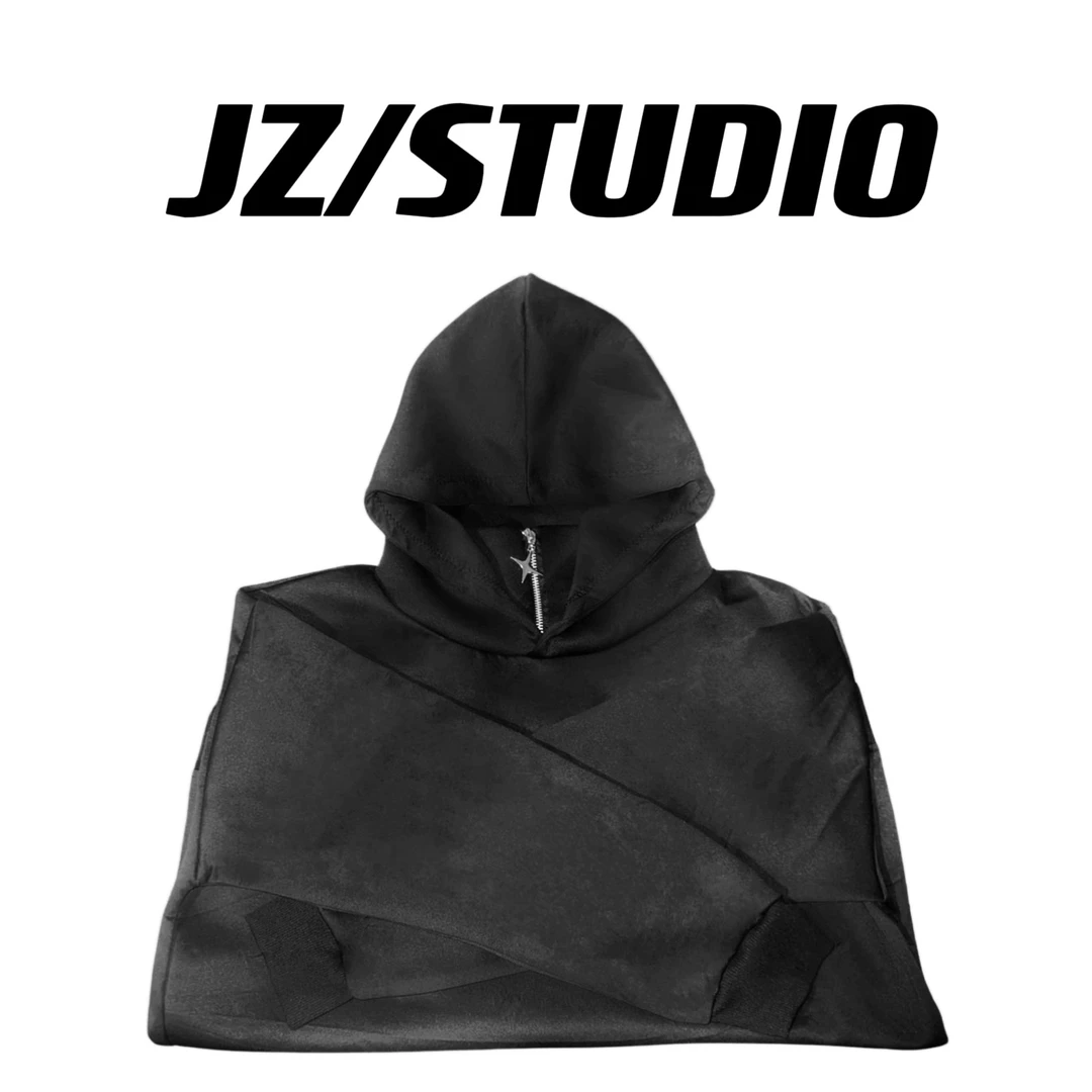 【十字星】情侣同款美式重磅加绒长袖连帽卫衣设计师潮流款