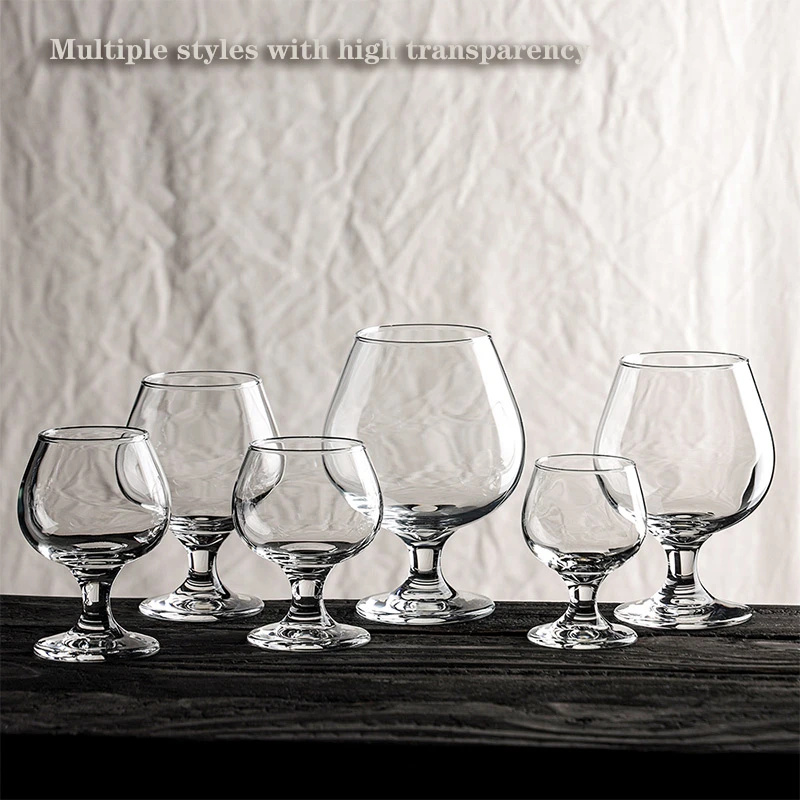 创意玻璃杯欧式洋酒杯威士忌酒杯矮脚白兰地杯红酒葡萄酒杯烈酒杯