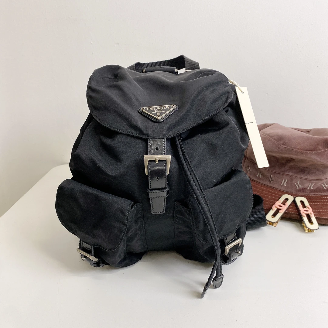 95新 Prada/普拉达 #vintage中古#Prada尼龙双肩包1号