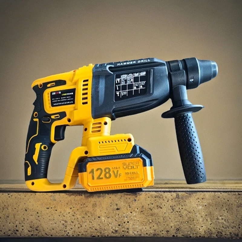 （1）工业级电锤无刷装修打孔维修破拆（锂电无刷电锤黄色）