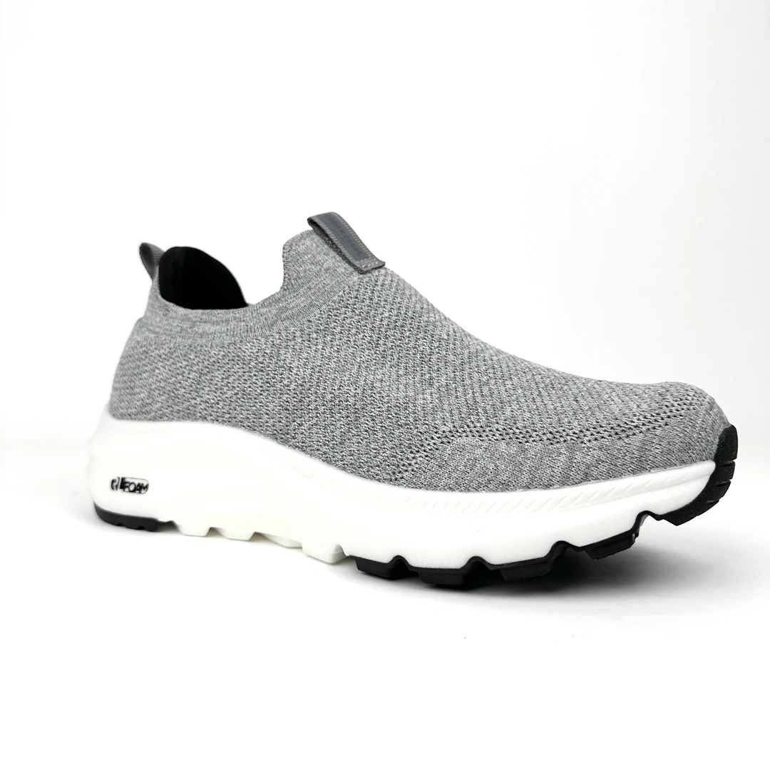 FJ-0356 男款防水休闲懒人套脚鞋舒适轻便透气运动减震休闲健步鞋