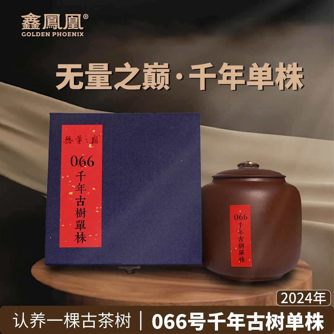 【鹏友专属】鑫凤凰2024年无量之巅066千年古树单株生茶50g（预售）