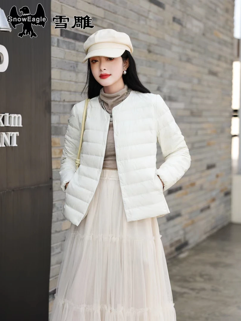 2022新款女装修身显瘦可打外穿可打底90羽绒服