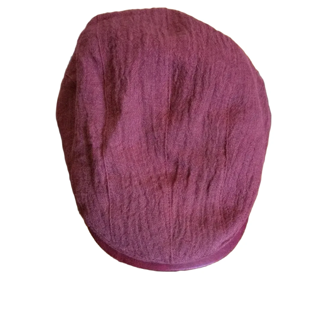 复古帽子-亚麻百搭原创帽子时尚