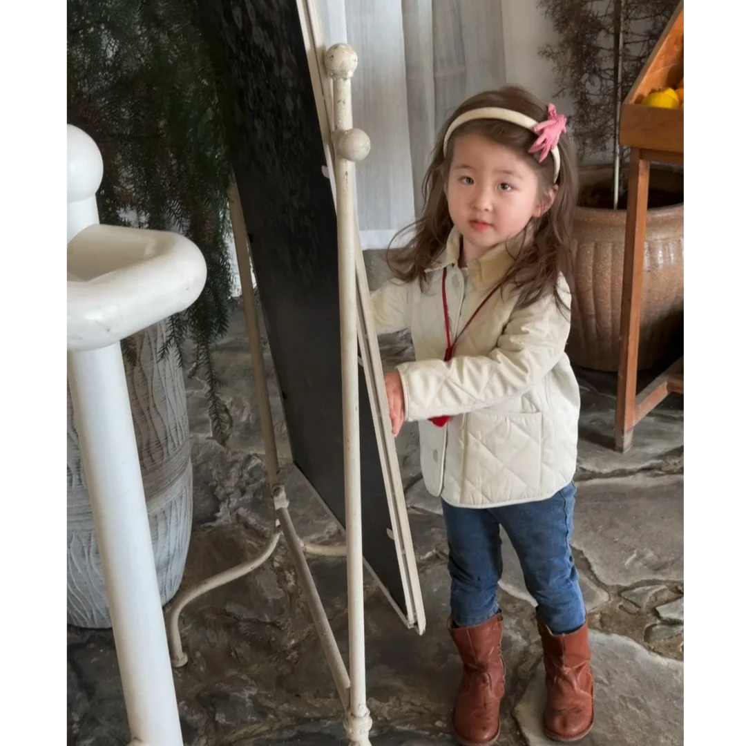 《清仓》壹妈韩版童装女童外套秋冬新款洋气儿童时髦百搭夹棉上衣