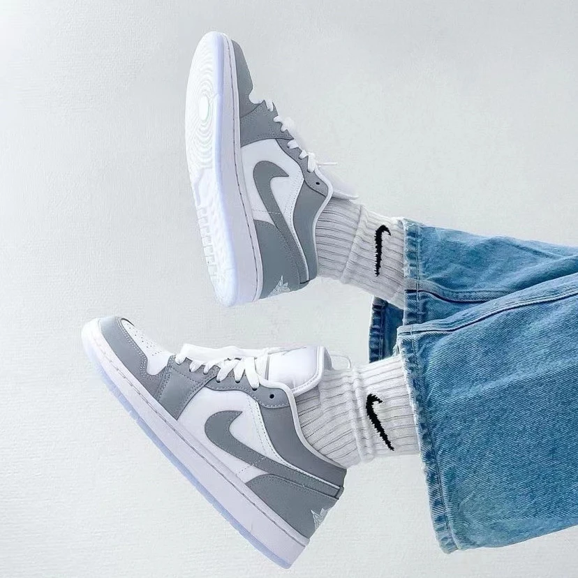NIKE/耐克AIR JORDAN 小迪奥灰低帮 复古篮球鞋官方正品 男女同款