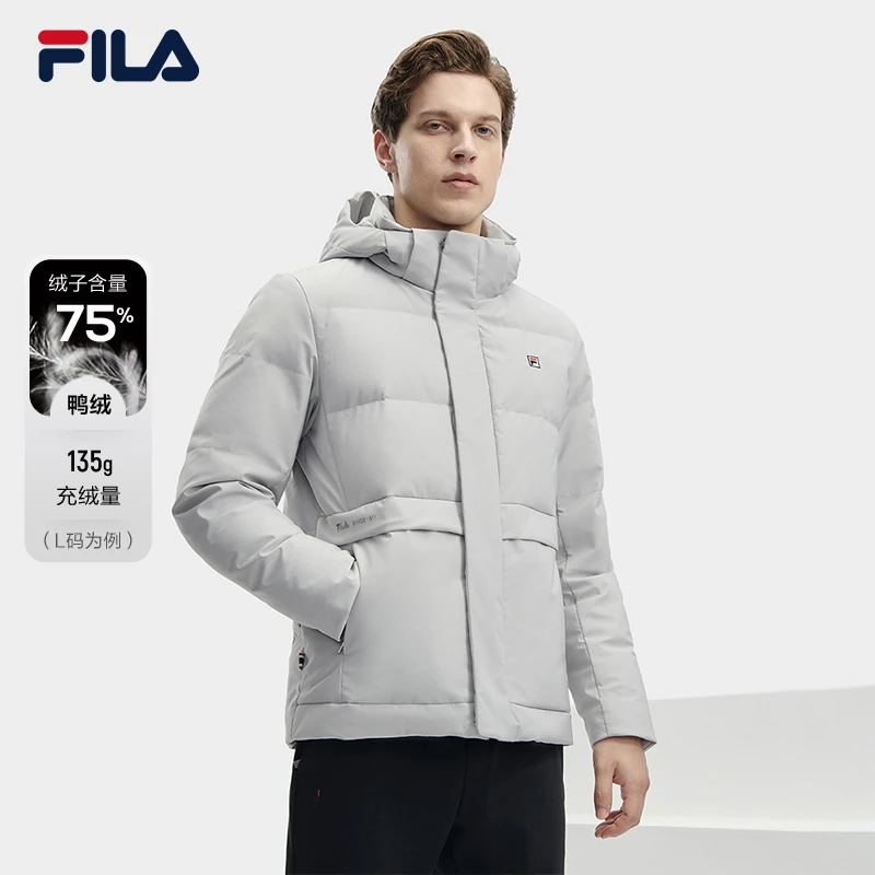 斐乐FILA【高质VC羽绒】男士冬季保暖商务羽绒服外套F11M341909F