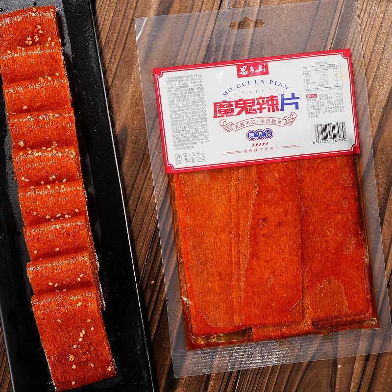 思乡山魔鬼辣辣片辣条网红爆款湖南特产变态辣爆辣儿时童年零食