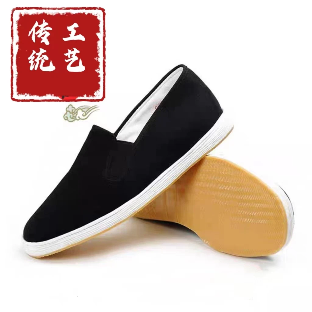 手工千层底布鞋透气吸汗舒适传统手工艺布鞋老北京布鞋