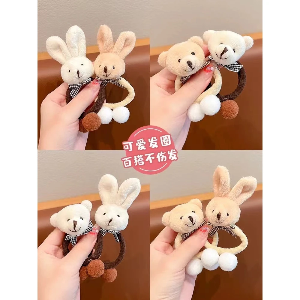 儿童新款发绳耐用高弹力不伤发橡皮筋扎马尾头绳女童可爱发圈头饰