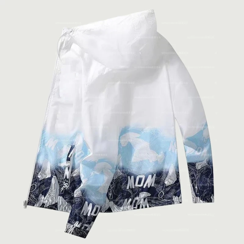 男女同款防晒夹克夏季薄款连帽宽松上衣1115-T