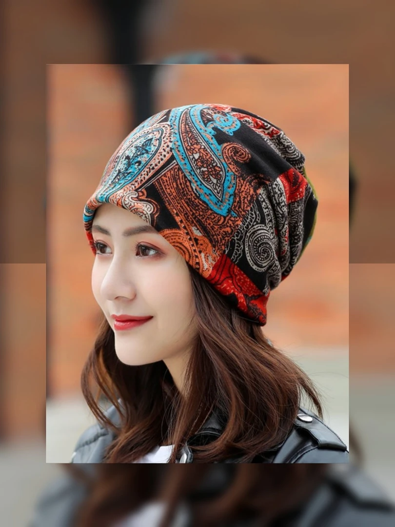 多功能扭扭帽子秋冬双层百变围脖多功能秋冬季护颈椎套头头巾帽子