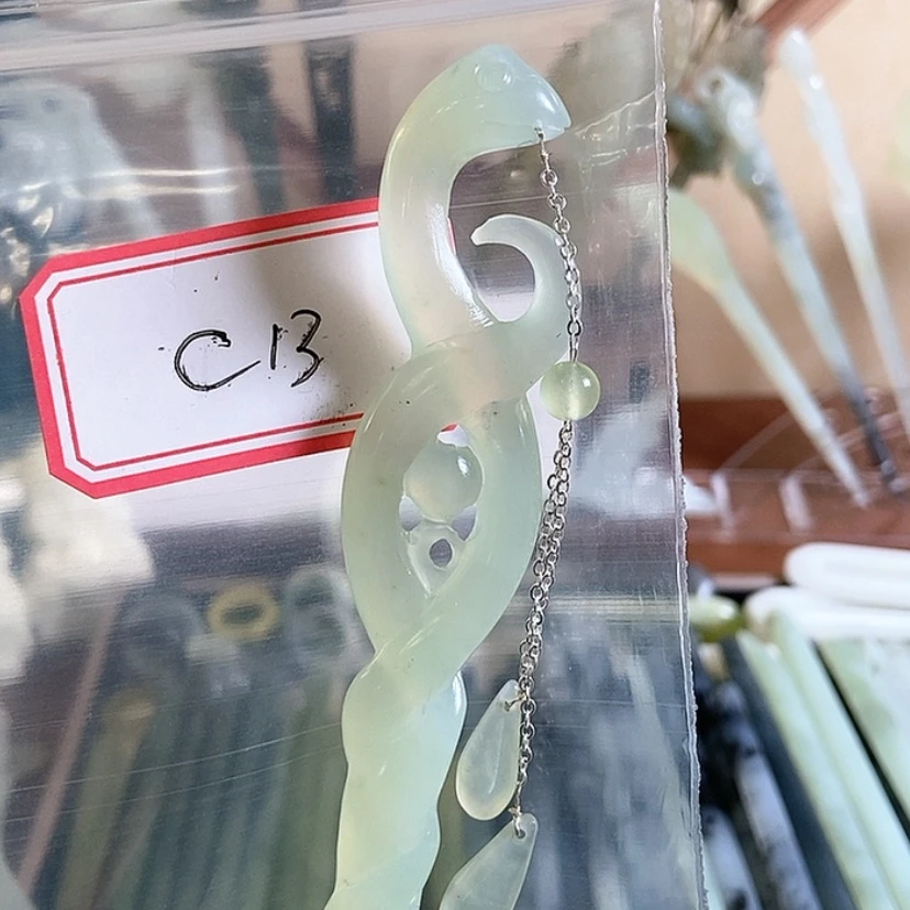 【闪购商品】岫玉发簪未镶嵌王*柔