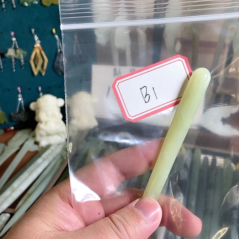 【闪购商品】岫玉发簪未镶嵌吃**陳