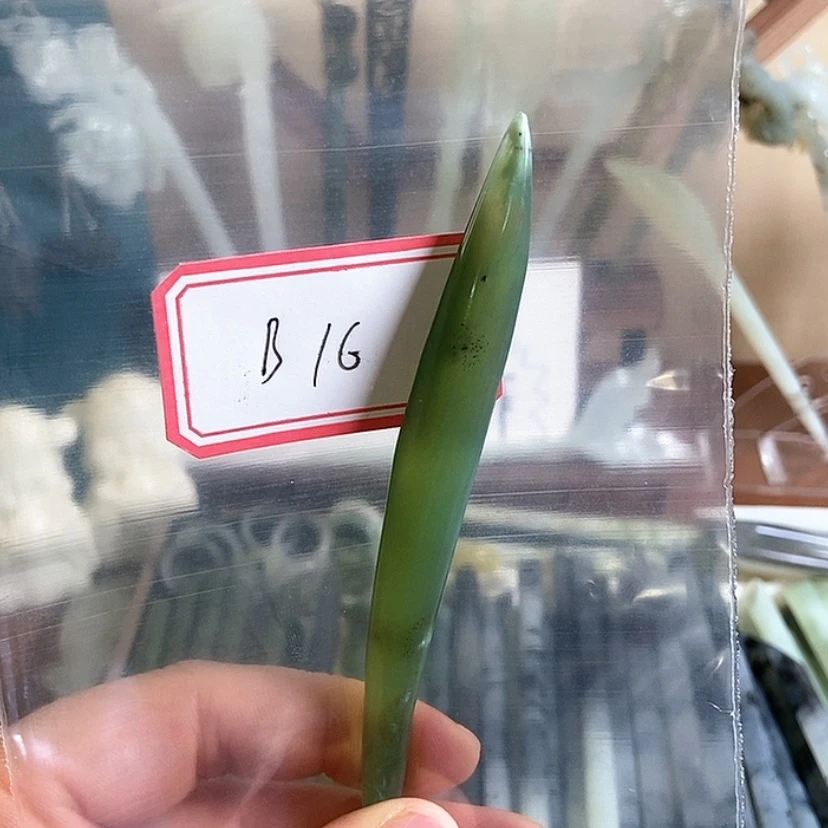【闪购商品】岫玉发簪未镶嵌加*猫