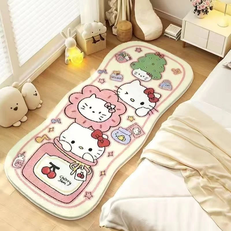 卡通可爱床边毯卧室飘窗垫坐垫脚垫仿羊绒加厚脚垫吸水地毯