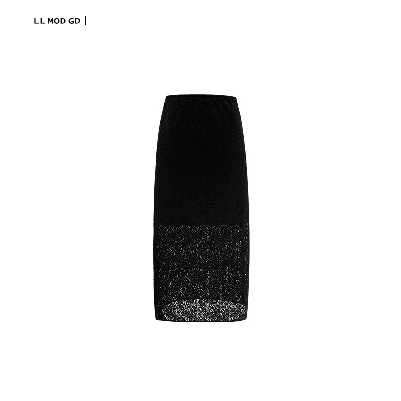 【莉莉织物】新款蕾丝半身裙百搭裙子女LL-230468