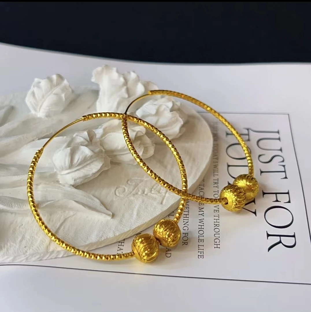 铜合金耳饰 时尚耳饰耳环饰品珠宝古法  چەمبەر ھالقا