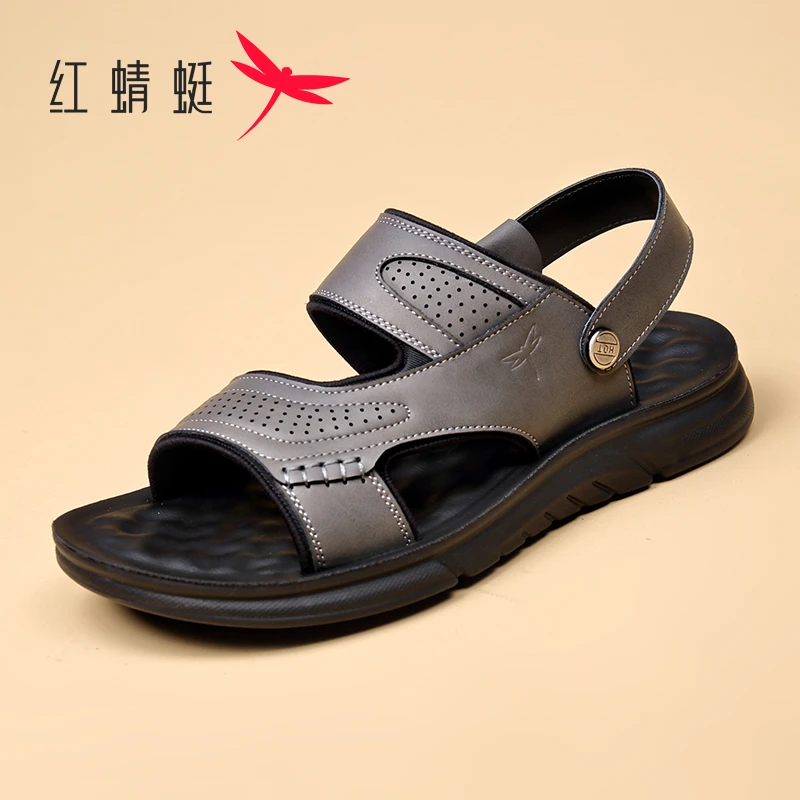 REDDRAGONFLY/红蜻蜓男士户外舒适休闲软底耐磨沙滩鞋WLT240471