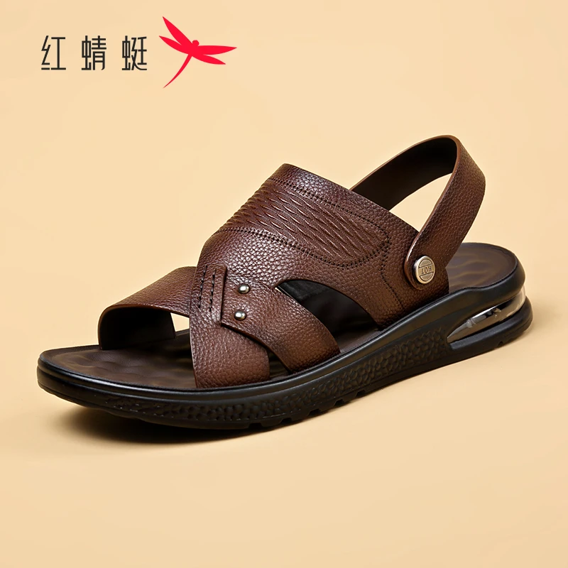 REDDRAGONFLY/红蜻蜓男款休闲夏季软底舒适耐磨沙滩鞋WLT240311