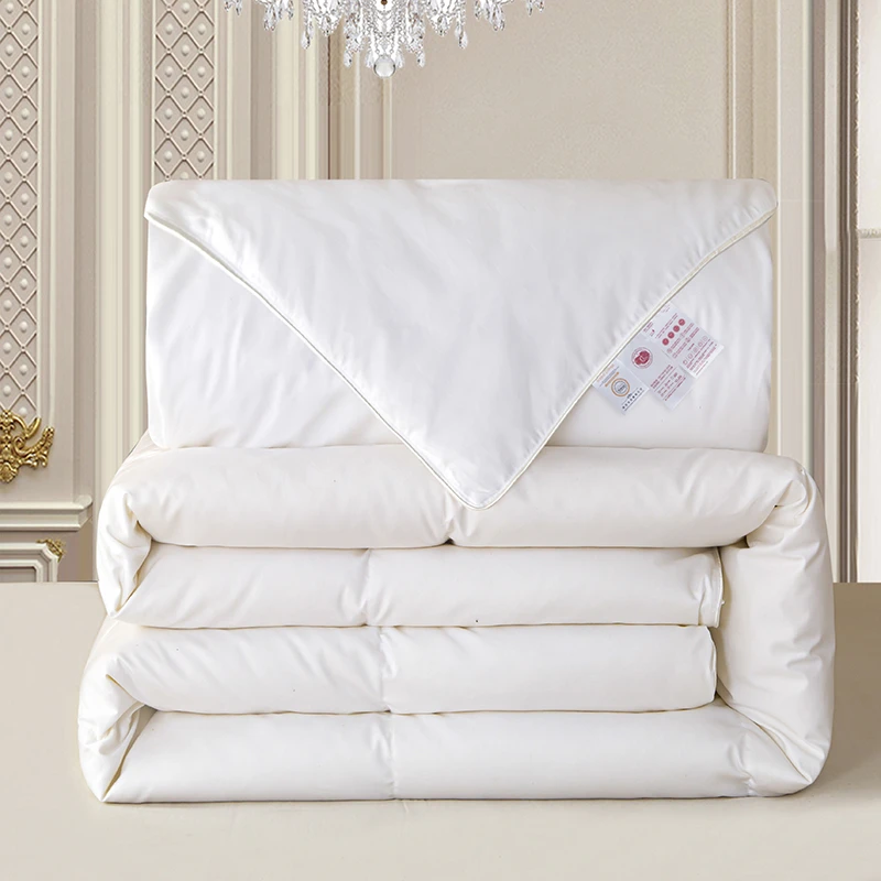 2023鹅绒蚕丝拉链双胎被二合一子母被高丝+木棉结婚宿舍加厚蚕丝