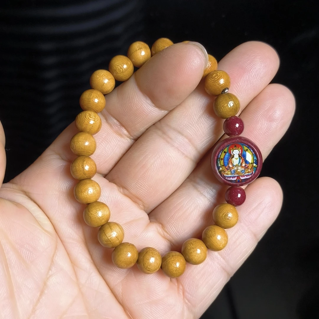 桃木雕刻手串八大守护女款手串鼠牛虎兔龙蛇马羊猴鸡狗猪