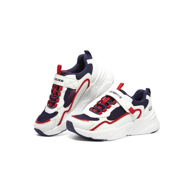 SKECHERS/斯凯奇情侣时尚运动复古百搭经典网面儿童休闲鞋406117L