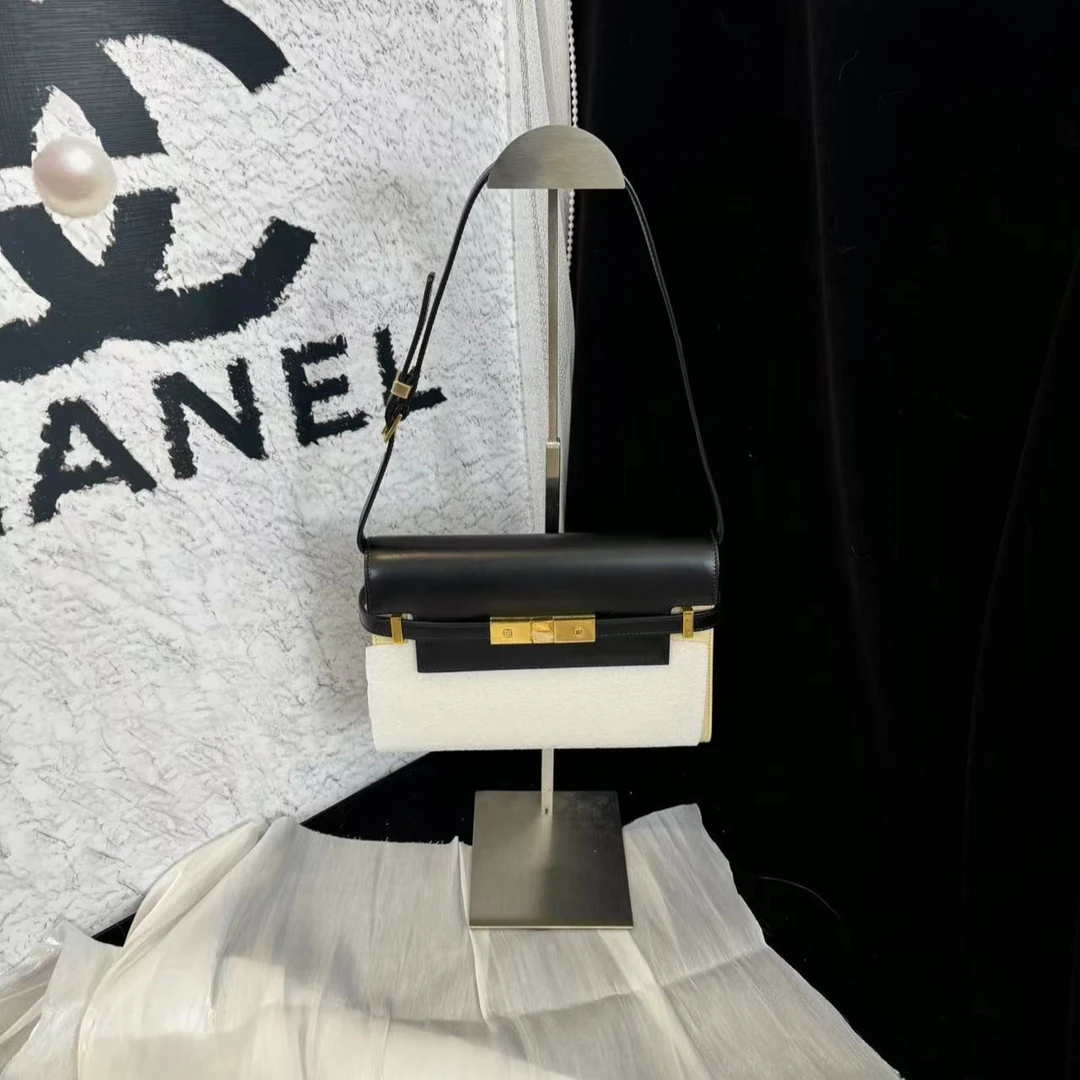 95新 YSL/圣罗兰 坤球奢选 圣罗兰曼哈顿单肩包