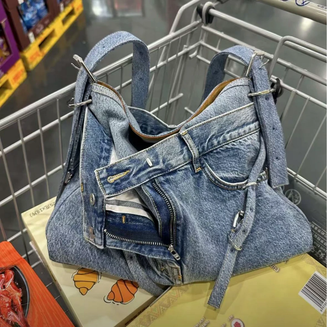 95新 Givenchy/纪梵希 坤球奢选纪梵希中号牛仔voyou单肩包