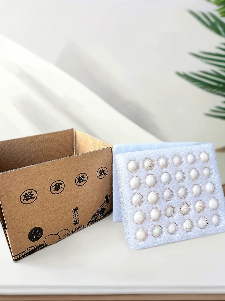 广东农家杂粮喂养鸽子蛋新鲜30枚/60枚散养顺丰包邮