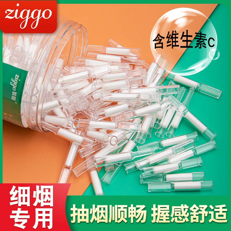 细烟过滤嘴一次性小鸟海绵款细支男士抽吸烟咀专用过滤烟嘴