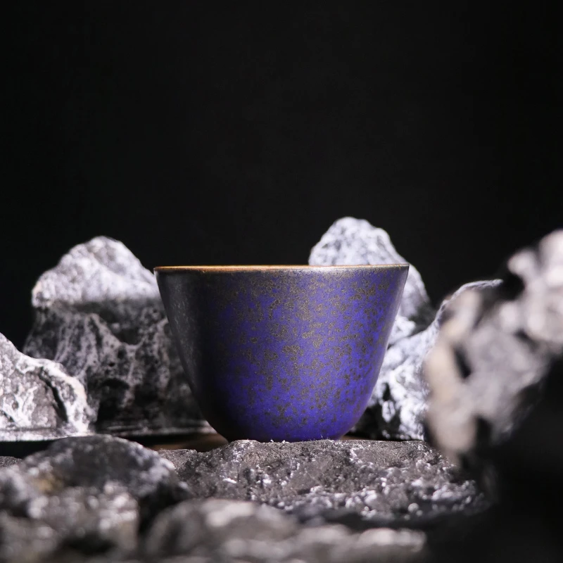 匠心严选 青金石釉贡蓝杯