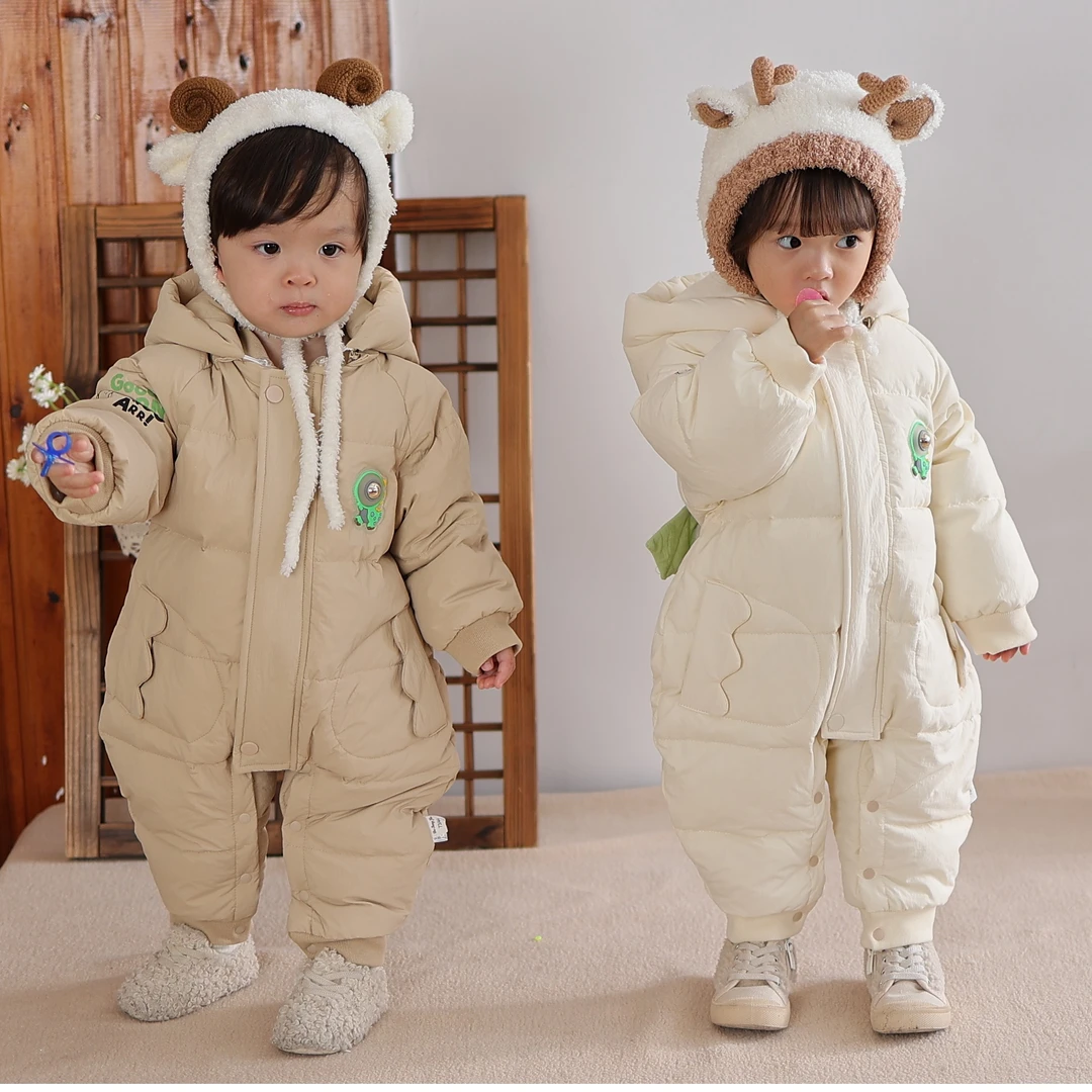 【小翅膀】2023新款婴幼儿冬季羽绒连体衣男女宝t25-940婴童羽绒服