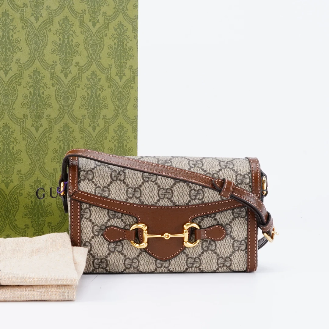 99新 GUCCI/古驰 【白菜】1955手机包横版/BG22013285/98新