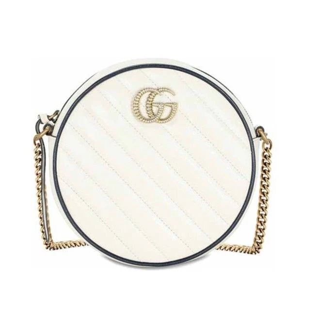 95新 GUCCI/古驰 古驰 马蒙圆饼小号春季款/BG23007740